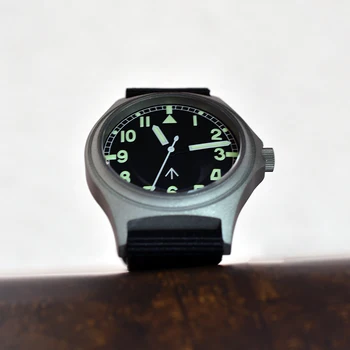 Tuščias Dial G10 Karinės Riešo Žiūrėti Kvarco Montre Femme Militaire Reloj Militar DLC Juodos C3 Vakarienę Šviesos Žiūrėti