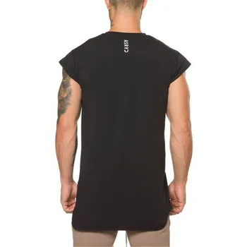 2020 metų Vasaros Sporto marškinėliai Vyrams Medvilnės Marškinėliai Kvėpuojantis Elastinga Homme Mados Trumpas Rankovės Sporto Viršūnės Vyrų Fitneso Drabužių