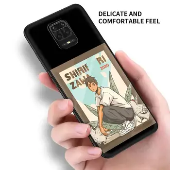 Mielas Anime Oya Haikyuu Telefoną Atveju Xiaomi Redmi Pastaba 9S 8 8T 9 7 Pro 7A 8A 9A 9C 6A K30 K20 Pro Si Juoda Korpuso Dangtelio
