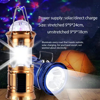 Lauko Palapinė Lempos Nešiojami Saulės LED Kempingo Žibintas USB Įkrovimo Lemputės, Žibintai Avariniai Žibintai GRILIS Pėsčiųjų Lašas Laivas 2021