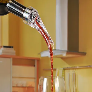 YCOO Raudonas Vynas Gazavimo Mediniai Postringauti Decanter Vyno Aeratorius Greitai Gazavimo, Pilant Priemonė Siurblys Nešiojamų Filtras