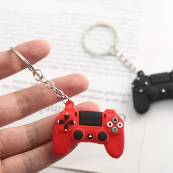 Žaidimų Mašina Keychain & paketų prižiūrėtojų raktinę Mielas Gamepad Draugu Kreiptuką Key Chain PS4 Žaidimų Konsolę Keychains Maišelį Automobilių Kabinti Raktų Žiedas