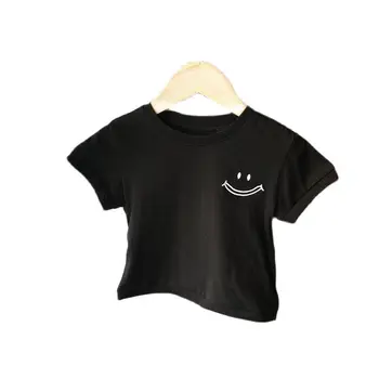 Vasaros 2021 vaikų trumpomis rankovėmis T-shirt 2-3 metų korėjos vaikų berniukų 