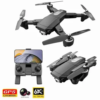 S604 PRO Drone GPS Wifi 5G 4K 6K Dual Didelės raiškos Kameros Sraigtasparnis FPV Profesinės aerofotografija Quadcopter Naujas