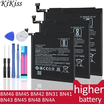 Baterija Xiaomi Redmi Pastaba 2 3 4 4 5 5A 6 7 Pro Modelis BM42 BM45 BM46 BN31 BN41 BN43 BN45 BN48 BN4A BM 46 MLRD 31 41 43 45 48