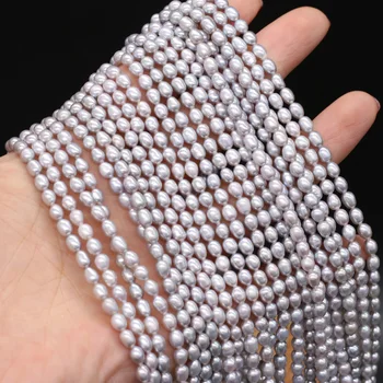 4-5mm, Žavesio Gėlavandenių Perlų Duobute Aukštos Kokybės Natūralių Perlų, 