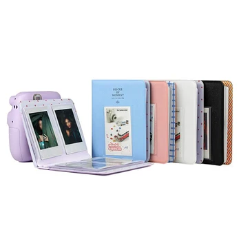 Polaroid 3 colių Nuotraukų Albumą 64 Kišenės Photocard Turėtojas Momentinį Vaizdą Atveju Saugojimo Knyga Instax Mini Kino Namų Puošybai