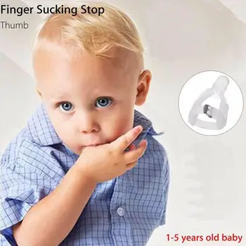 1 Vnt Kūdikių Piršto Čiulpimo Sustabdyti Anti-valgyti Piršto Nykščio Pirštinės 1-5 Metų Vaikų Ortodontijos Kūdikių Priežiūros Reikmenys
