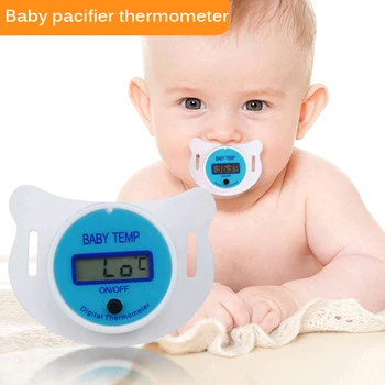 Kūdikių Elektroninių Boby Termometras Kūdikiui Silikoninis Žindukas Termometras, Karščiavimas, Temperatūra Bar Vaikų Namų Apyvokos Įrankius, Kūdikio Priežiūros