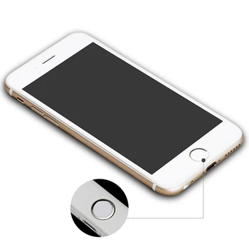 Home Mygtuką Lipdukas Raštas Klaviatūra Keycap IPhone 5s 5 4 6 6s 7 Plius Parama pirštų Atspaudų Atrakinti ID