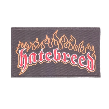 Naujas atvykimo Hatebreed Sunkaus Metalo Roko Muzikos grupės Siūti Geležies Išsiuvinėti Pleistras Aplikacijos drabužių geležies pagrindo