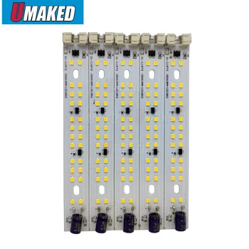 10vnt ac 220v 150x19mm LED standžios juostelės, be mašinistų valdoma, 220v SMD 2835 led juostelė šviesos nereikia elektra pagal skaitliuką, juostelės šviesos lempos