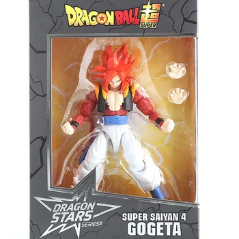 15cm, Bandai Dragon Ball Originalus Super-Drakono Žvaigždžių Super Saiyan 4 Gogeta Pav Veiksmų PVC Anime Figura Modelio Vaikų Žaislas