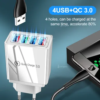 USB Įkroviklis Greitai Įkrauti 4.0 3.0 3.1 Greito Įkrovimo Maitinimo Adapteris Įkroviklis Samsung 