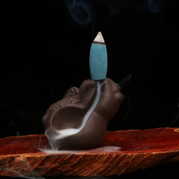 Dūmų Spurgų Klijuoti Laikiklį Censer Bouddha Arbatos Dekoro Keramikos Smilkalų Degiklis Medinių Amatų Vestuvių Namų Dekoro
