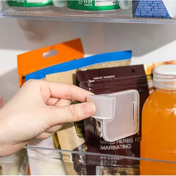 4 VNT 1 Nustatykite Šaldytuvo Laikymas Clapboard Virtuvės Reikmenys Erdvės taupymo Šaldytuvas Organizatorius
