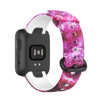 Spausdinti Minkšti Silikoniniai Dirželiai Xiaomi Mi Žiūrėti Lite Rankogaliai Pakeitimo Apyrankė Xiomi Redmi smart watch Band ремешок