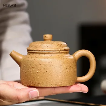 Kinijos Yixing arbatos puodą Raudonos Molio filtras Arbatinukas grožio virdulys Raw rūdos Rankų darbo Boutique Arbatos rinkinys, Autentiški, Pritaikyti dovanų 210ml