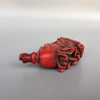 Kinijos Senojo Pekino Ranka Raižyti Bareljefas Raudonos, Koralų Uosti Butelis