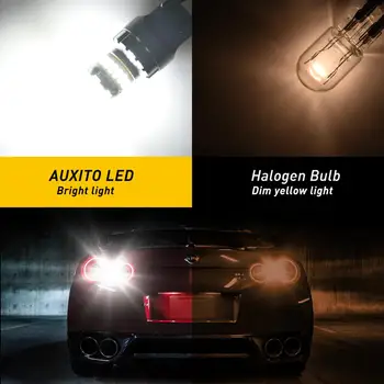 40Pcs T20 W21W Canbus LED W21/5W LED Balta 7440 7443 LED Lemputes Automobilį važiavimui Poziciją Stovėjimo Žibintai Tolimosios šviesos Žibintas DRL