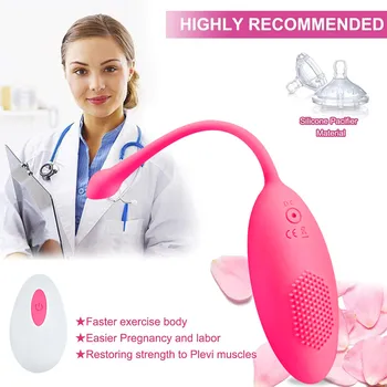 Belaidis Nuotolinio Valdymo Vibracija, Šokinėja Kiaušinių Makšties Kamuolys USB Nešiojami Vibratoriai Klitorio Stimuliatorius Kelnaitės Sekso Žaislai Moteris