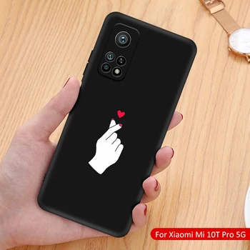 Minkštas Atveju Xiaomi Mi 10T Lite Atveju Coque Už xiaomi mi 10 ultra Pro mi10t Pro 5G vti 10 t mi10 pro 5G Matinis Telefono Dangtelį Pora