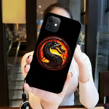 Mortal Kombat 11 Minkšto Silikono TPU Telefono Dangtelį iPhone 11 pro XS MAX 8 7 6 6S Plus X 5S SE 2020 XR atveju