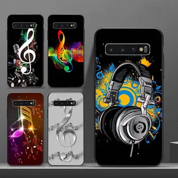 Muzikos Pažymi ddj dj muzikos Telefonų Dėklai Samsung A50 A51 A71 A20E A20S S10 S20 S21 S30 Plus ultra 5G M11 funda shell