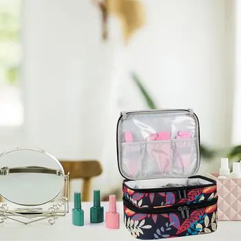 Nagų lako lagaminas - Užima 30 Butelių Nešiojamų Organizatorius Maišelį Nagų lako ir Manikiūro Rinkinys Moterų Kosmetikos Krepšys