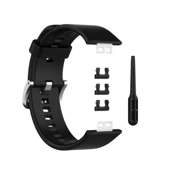 Naujas Silikono Juostos Huawei Žiūrėti Tilptų Dirželis Įrankis Žiūrėti Atveju Screen Protector Apyrankę Correa Už Huawei Tinka Smart Watch Band