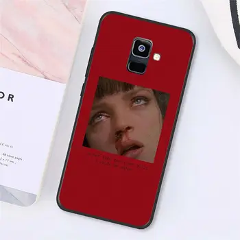 Maiyaca raudona Retro modelio meno dainų estetinės Telefono dėklas Samsung Galaxy A7 A50 A70 A40 A20 A30 A8 A6 A8 Plius A9 2018