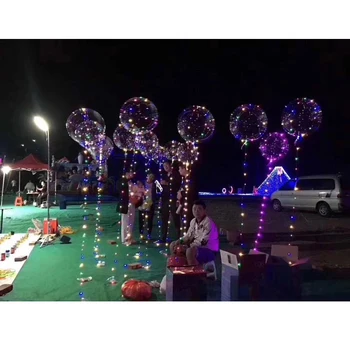 LED Švyti Kamuolys Pripučiamas Šviesos Vandeniui Skaidrus Balionas Vestuves Baby Shower Gimtadienio Dekoracija Vaiko Žaislai, Dovanos