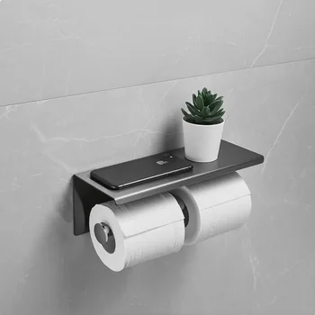 Popierinių rankšluosčių laikiklis wc popieriaus ritinį lentynų vonios kambarys popieriniu rankšluosčiu kabo sienos rankšluostį langelį, tualetas, vonios aksesuarai