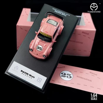 Laikas Micro x, 1:64 RWB 964 Rožinė Kiaulė #23 Diecast Modelio Automobilių