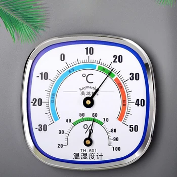 Energijos taupymo Patalpų Lauko Termometras su Drėgmėmačiu Virtuvės Mokykloje Biuro Temperatūra, Drėgmės Matavimo Įrankis