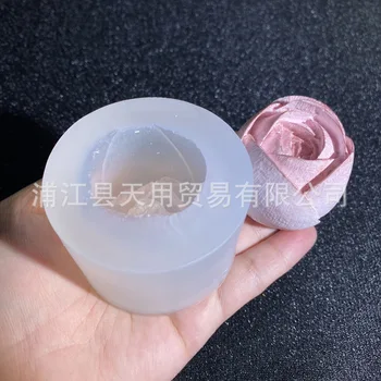 Naujas 3D Rožių Tulpių Žiedų Silikono Formos 15-1083