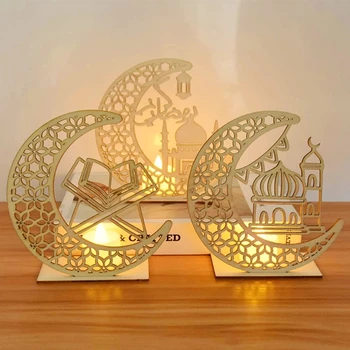 Medinis Pakabukas LED Žvakių Šviesos Ramadanas Apdaila 