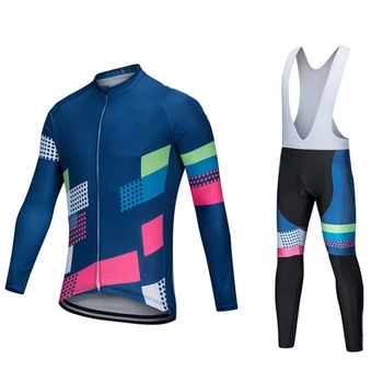 2021 m. rudens ir žiemos ilgomis rankovėmis dviračiu dėvėti moterų dviračių džersis tiktų sporto dviračiu dėvėti ponios kostiumas dėvėti