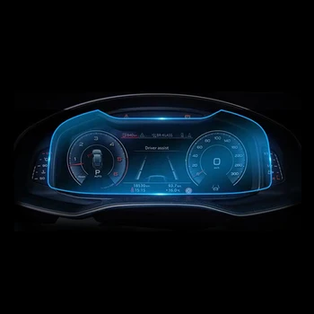 Audi Q7 2020-2021 Q8 2018 2019 2020 2021 Automobilių Grūdinto Stiklo, Prietaisų Skydelio Apsauginės Plėvelės Lipdukas Priedai