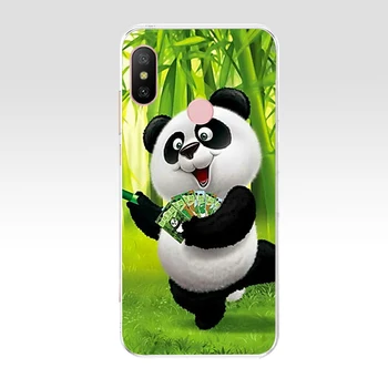 102FG Mielas Panda Minkšto Silikono Tpu Padengti telefoną Atveju xiaomi redmi 7, 7a pastaba 4A 4X 6 Pro 6A, 7