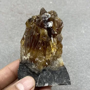 Natūralaus Akmens Gintaro Kalcitas Mineralinių Kristalų Mėginių Namų Puošybai Iš Guizhou Kinija 1#