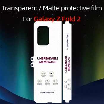 Galaxy 2 Kartus Plėvelė Skaidri Ir Matinė Priekio Atgal Minkštos TPU Screen Protector Galaxy Kartus Nano Plėvelė