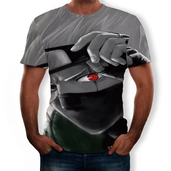 2021 vasaros mados naujo stiliaus režisierius grožio 3D spausdinimo modelio vyriški, trumparankoviai atsitiktinis marškinėliai drabužių