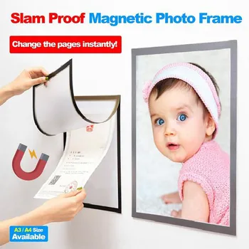Slam Įrodymas, Magnetinio Foto Rėmelis Magnetiniame Nuotraukų Rėmelį, Šaldytuvas Sienų Dekoras
