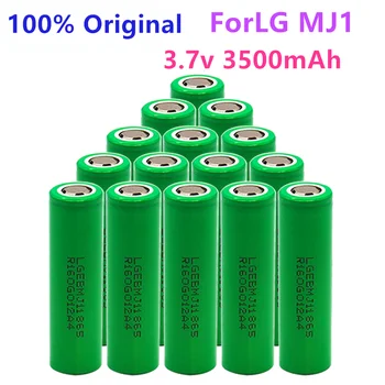 1-10VNT Originalus MJ1 3.7 v 3500 mah 18650 Ličio Įkraunama Baterija, Žibintuvėlis be baterijų LG MJ1 3500mah baterija