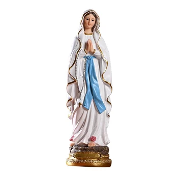 30cm Katalikų Dervos Our Lady of Lourdes Mergelės Marijos Statula Paveikslas Namų Dovanos