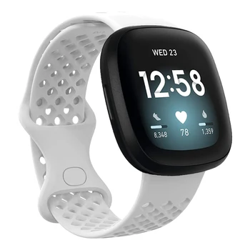 Minkšto Silikono Žiūrėti Dirželio Pakeitimo Riešo Žiūrėti Juostos Fitbit Versa 3/Fitbit Prasme Watchband Apyrankė Intervalai