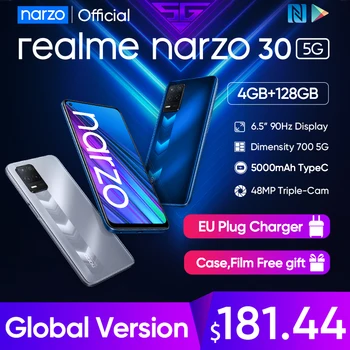 Realme Narzo 30 5G Išmaniųjų telefonų NFC 6.5