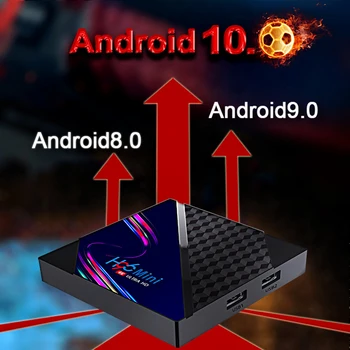 Android 10.0 TV BOX H96 MINI V8 RK3228A Quad Core, 2 GB 16 GB 2.4 Ghz Wifi Media Player 