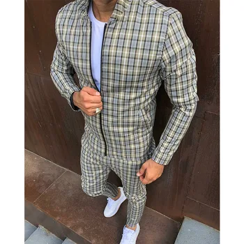 Vyriški naują pavasario ir rudens džentelmenas kostiumas 2021 jogger prekės hip-hop atsitiktinis vyrų užtrauktukas kepti gatvės striukė mados kelnės
